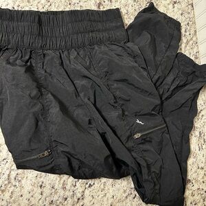 Jaylan Black Joggers with Zipper Pockets